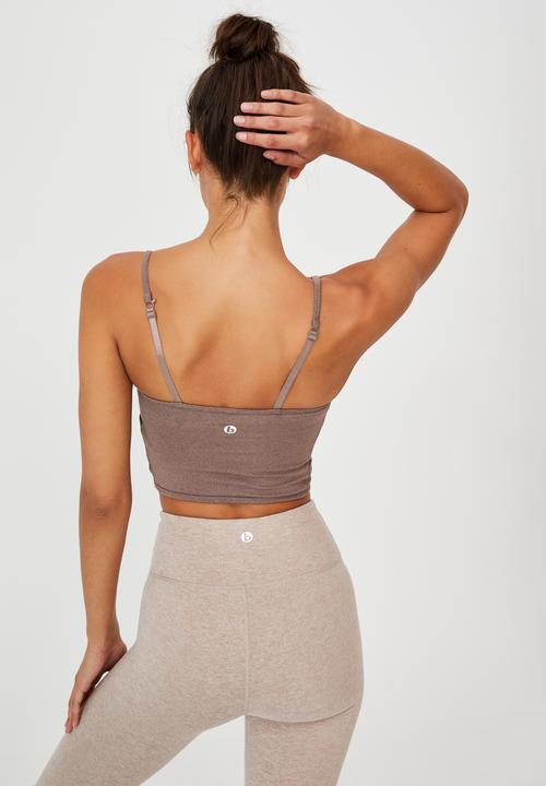 Cotton On - Winter cross front vestlette - raw umber marle