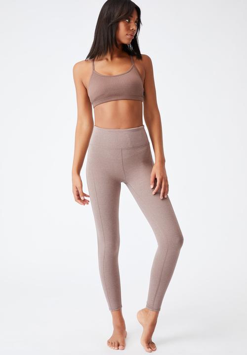 Cotton On - Winter fleece lined tight - raw umber marle