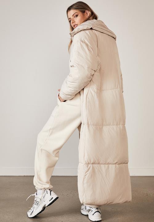 Factorie - Longline puffa jacket - neutral