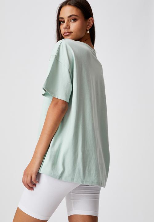 Factorie - Super relaxed graphic tee - ether