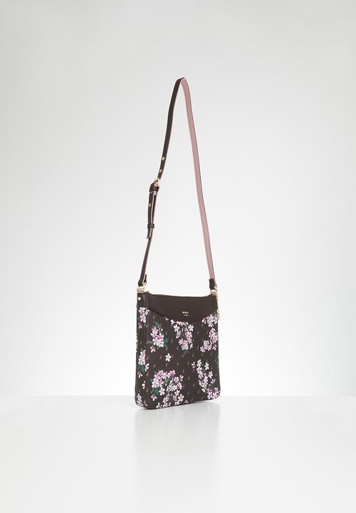 POLO - Floral crossbody bag - brown