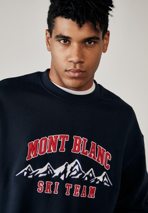 Factorie - Alpine vintage crew - navy