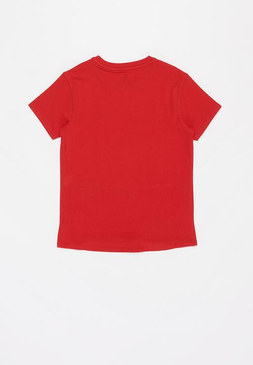 POLO - Girls kelly short sleeve tee - red
