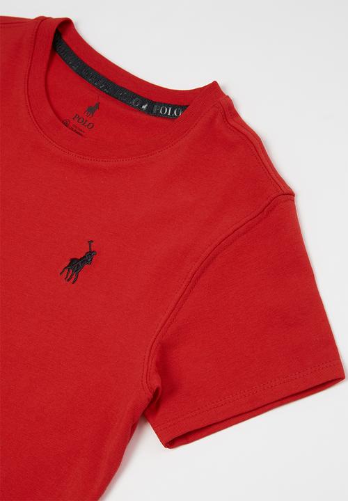 POLO - Girls kelly short sleeve tee - red