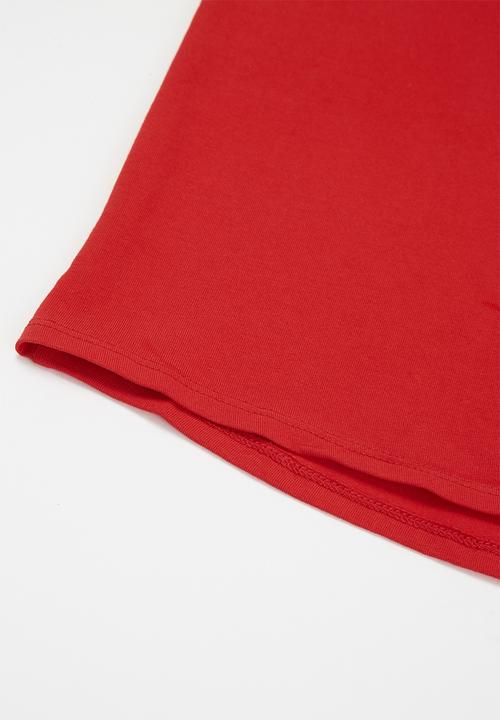 POLO - Girls kelly short sleeve tee - red