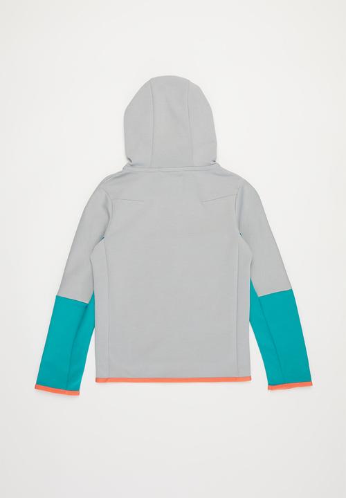 Nike - B nsw tch flc fz - grey & blue