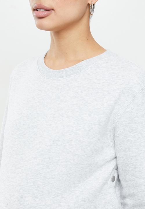 Cotton On - Maternity button side fleece - grey marle