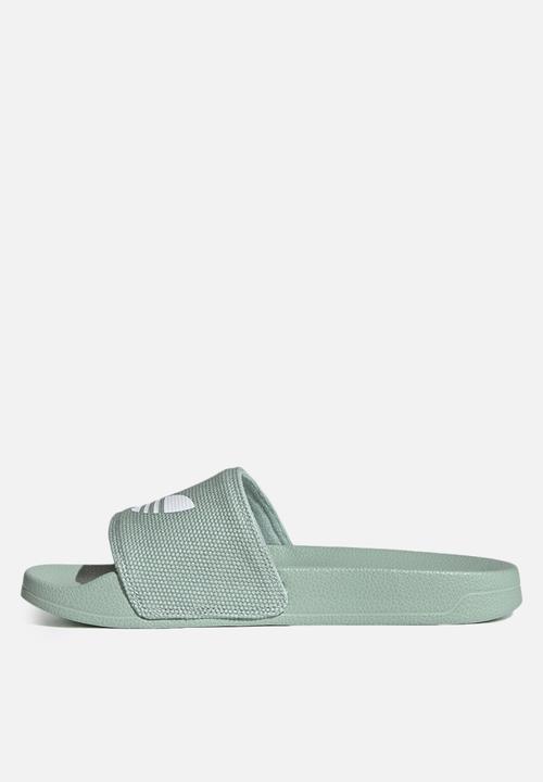 adidas Originals - Adilette lite w - hazy green/ftwr white/ftwr white