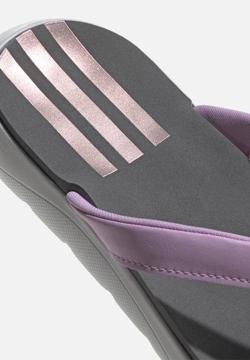 adidas Originals - Comfort flip flop - grey four/clear lilac/ftwr white
