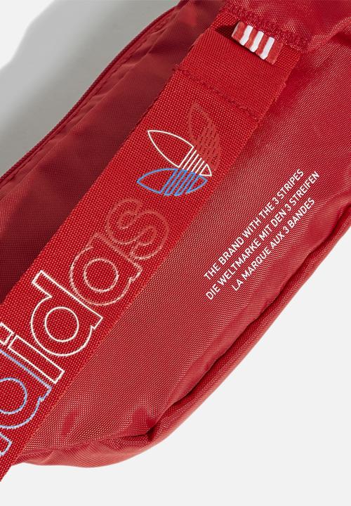 adidas Originals - Prime blue waist bag - red