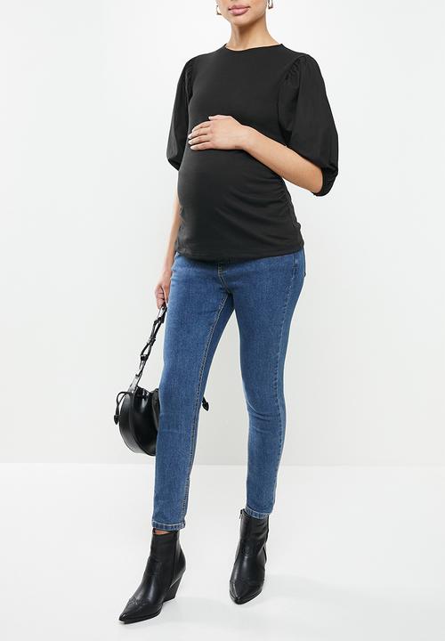 Superbalist - Puff sleeve tee - black