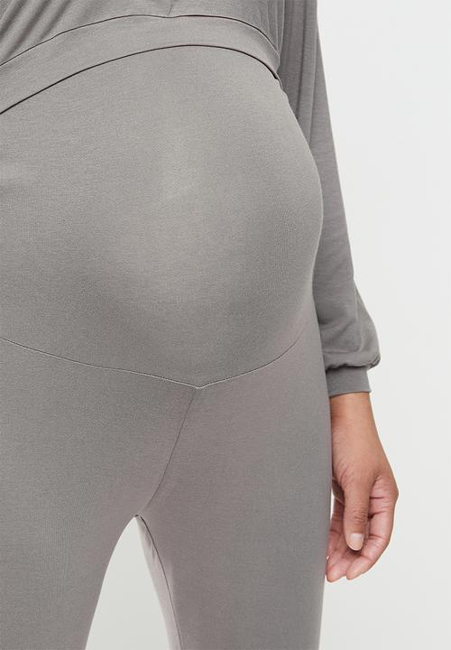Superbalist - Cuffed tummy band jogger - mocha
