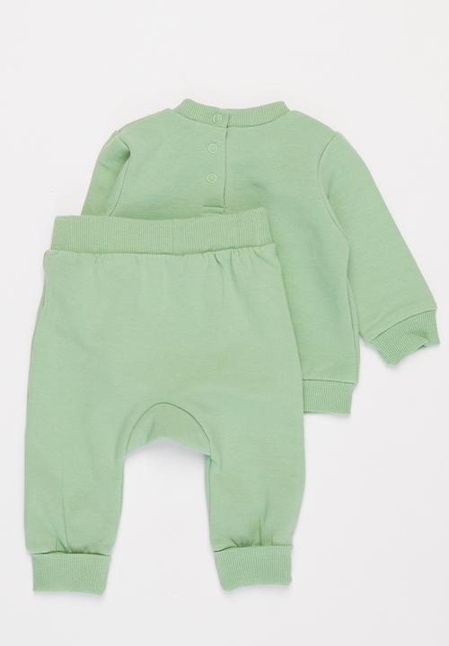 Cotton On - Bobbi & peta tracksuit - smashed avo/super excited