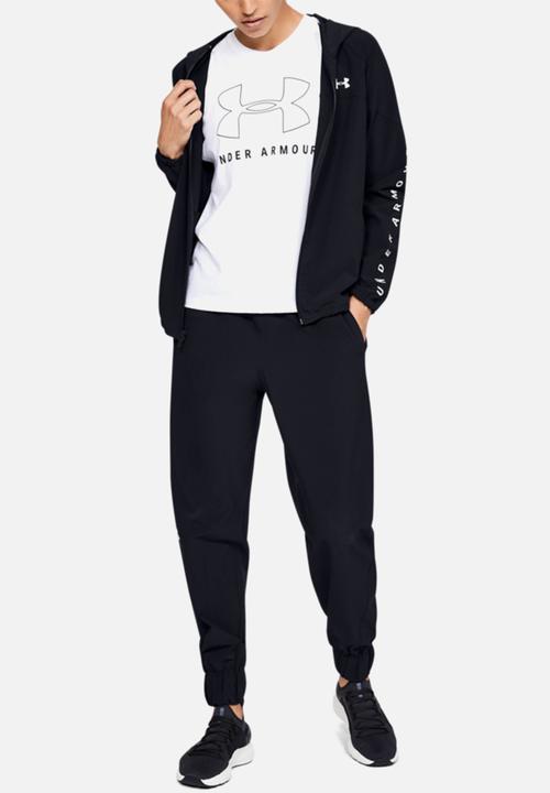 Under Armour - Woven hooded jacket - black