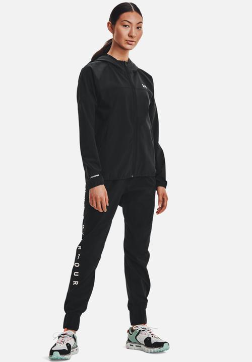 Under Armour - Woven hooded jacket - black