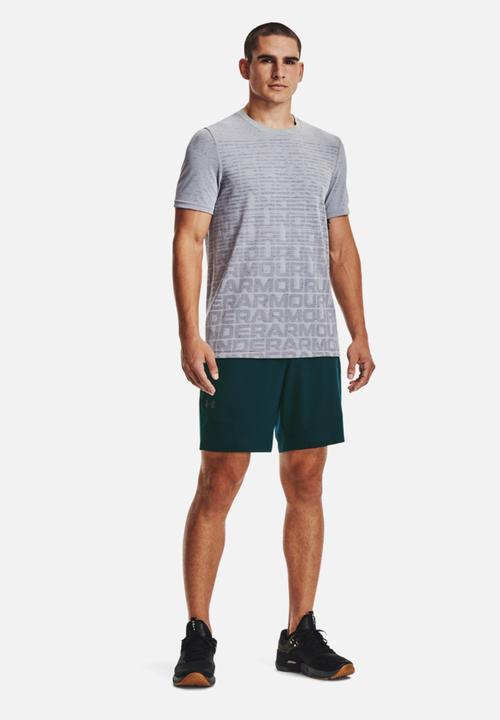 Under Armour - Ua seamless wordmark short sleeve - grey 
