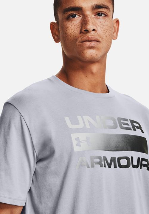 Under Armour - Ua team issue wordmark short sleeve - grey