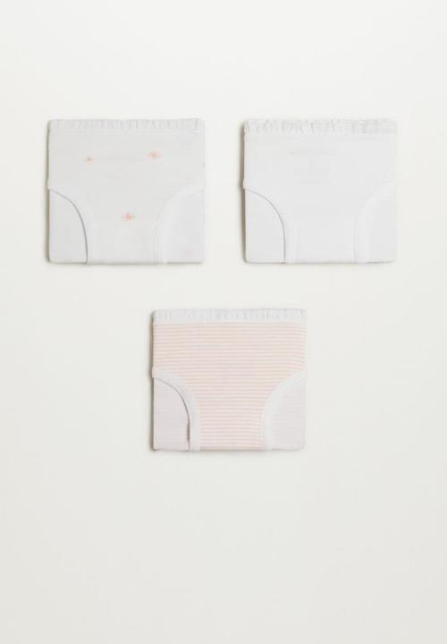 MANGO - Cucab 3 pack briefs - pink