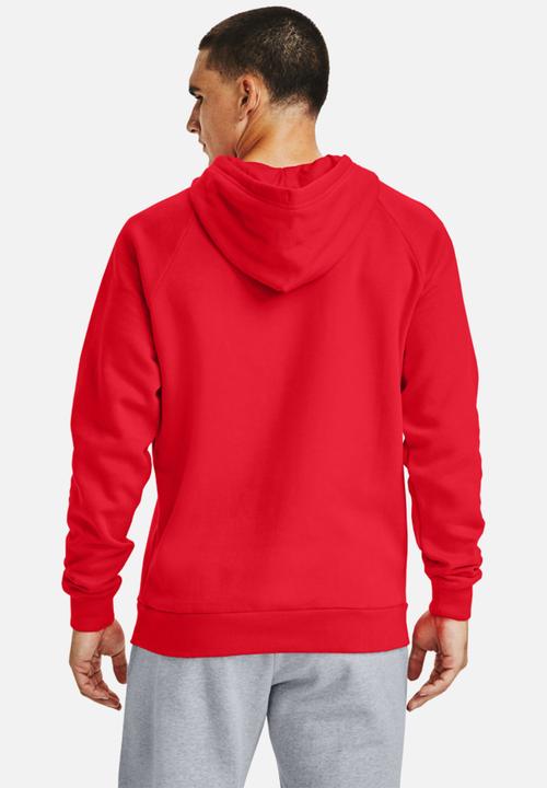 Under Armour - Ua rival fleece hoodie - red 