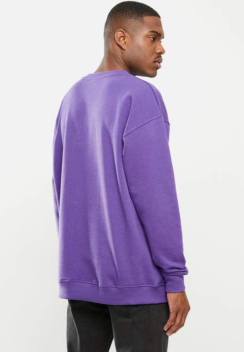 Factorie - Elite oversized crew - purple/new hampshire