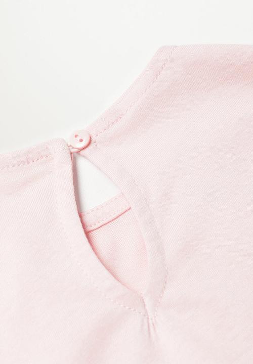 MANGO - Eli long sleeve tee - pink
