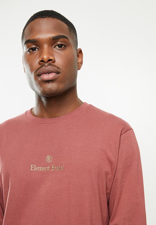 Element - Plain sail long sleeve tee - rust 