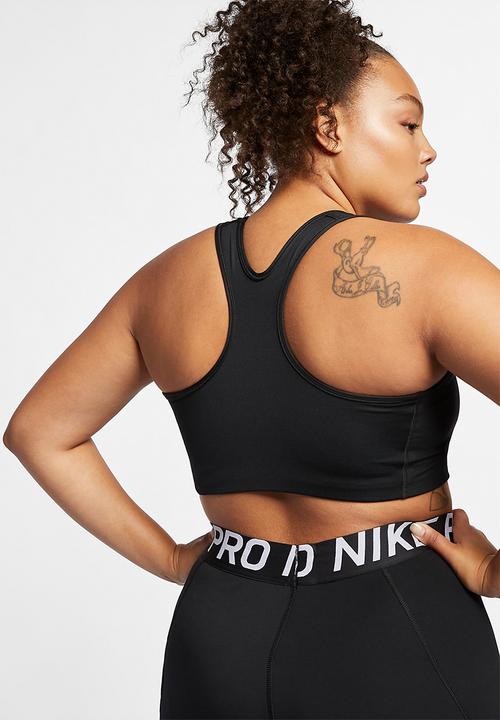 Nike - Plus swoosh medium support sports bra - black