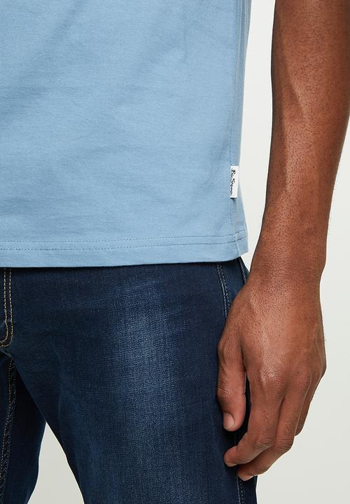 Ben Sherman - Spliced music tee - blue