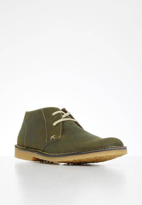 Grasshoppers - Hudson leather sandiego - olive