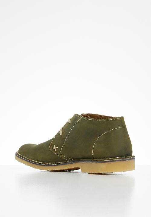 Grasshoppers - Hudson leather sandiego - olive