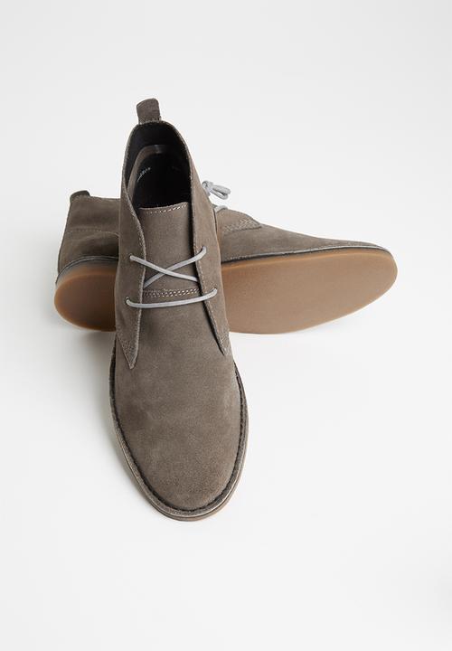 Grasshoppers - Lewis buck suede - grey