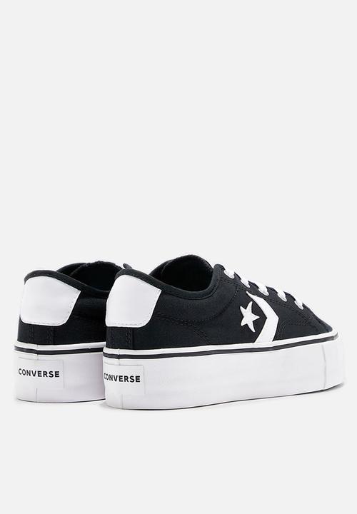 Converse - star replay platform all of the stars ox - black/white