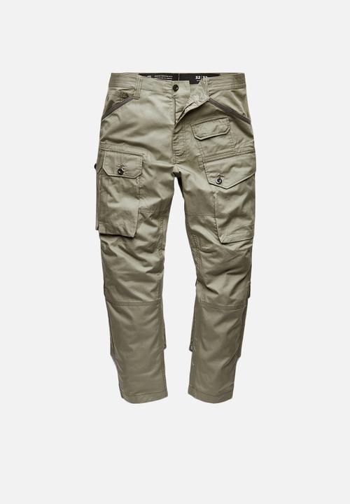 G-STAR - Jungle relaxed tapered cargo - shamrock