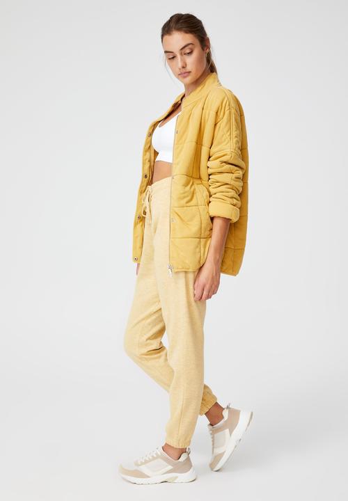 Cotton On - Quilted zip through jacket - fall leaf