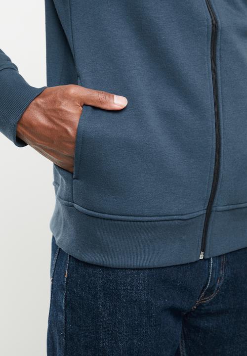 Bench - Marx zip fleece - navy