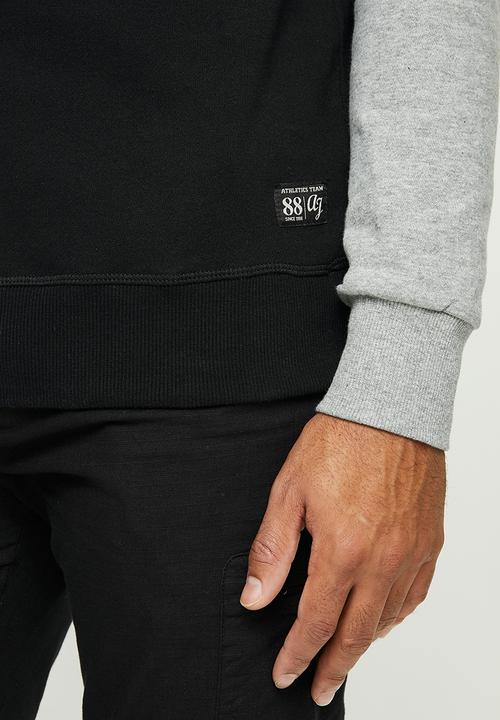 Aca Joe - Aca joe colour block fleece crew neck pullover - multi 