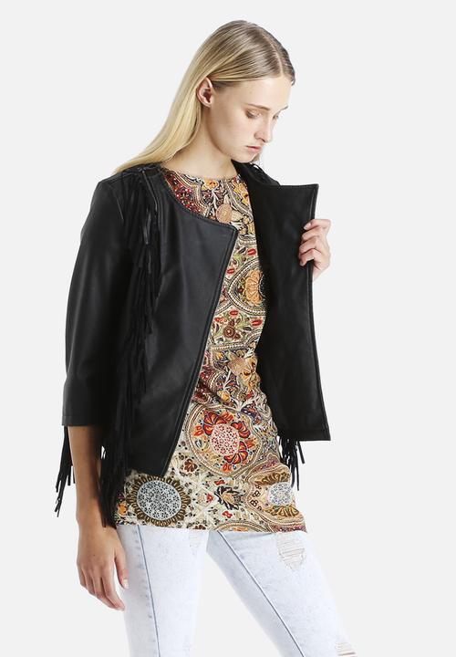 Glamorous - Fringe PU Jacket