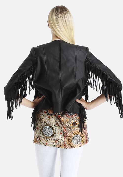 Glamorous - Fringe PU Jacket