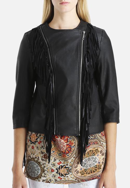 Glamorous - Fringe PU Jacket
