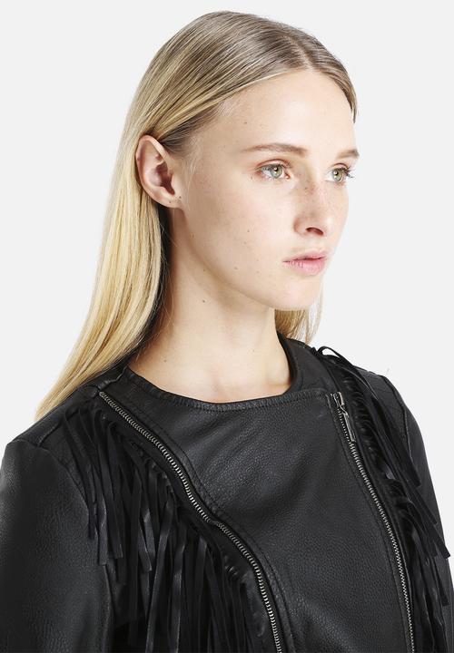 Glamorous - Fringe PU Jacket