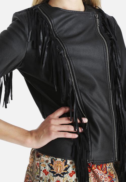 Glamorous - Fringe PU Jacket