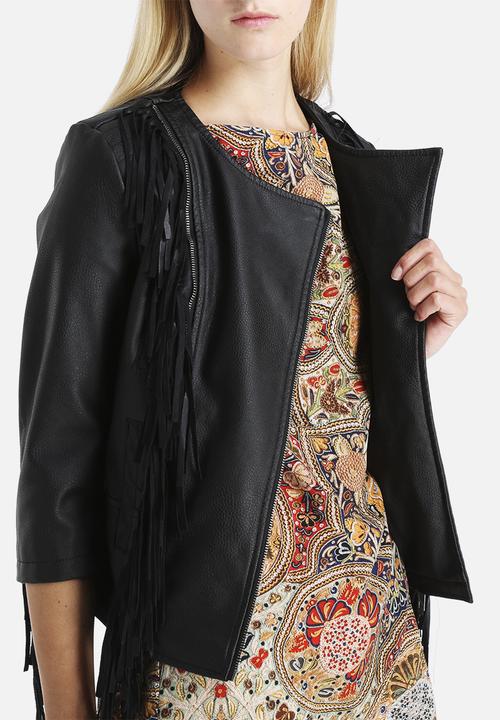 Glamorous - Fringe PU Jacket