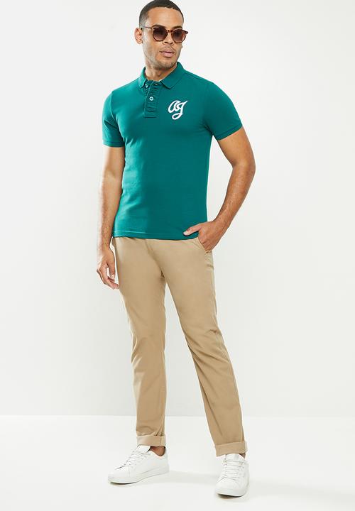 Aca Joe - Aca joe big aj logo golfer - teal