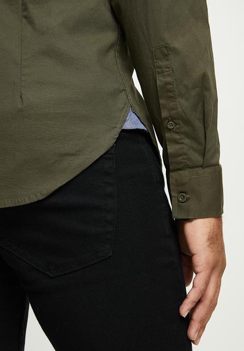 Aca Joe - Aca joe long sleeve shirts - green