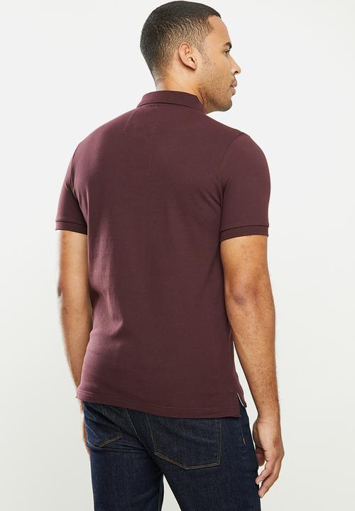 Aca Joe - Aca joe big aj logo golfer - maroon