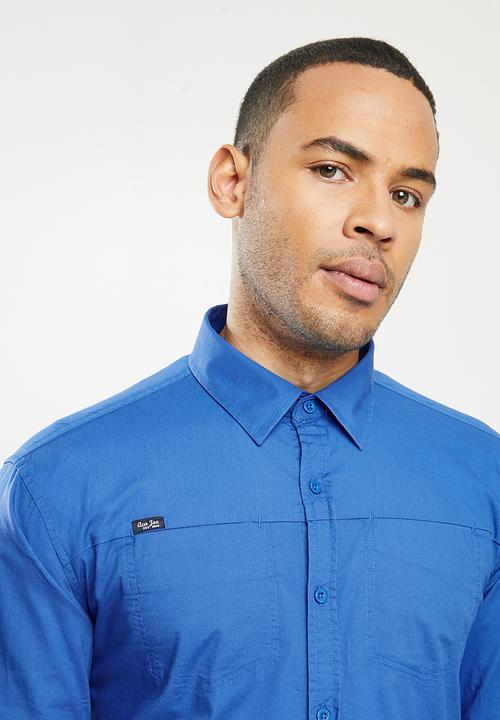 Aca Joe - Aca joe long sleeve shirts - blue