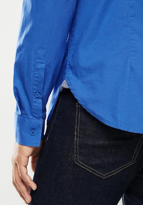 Aca Joe - Aca joe long sleeve shirts - blue