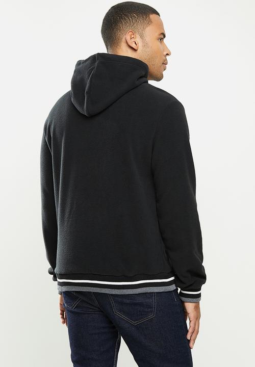Aca Joe - Aca joe polar fleece hoody - charcoal