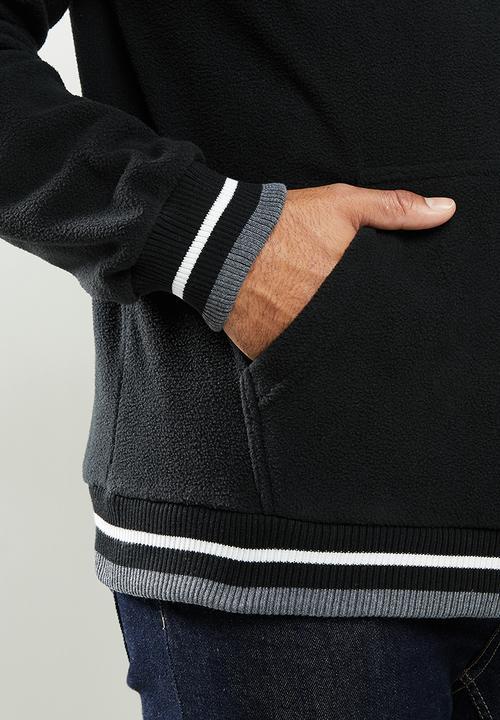 Aca Joe - Aca joe polar fleece hoody - charcoal