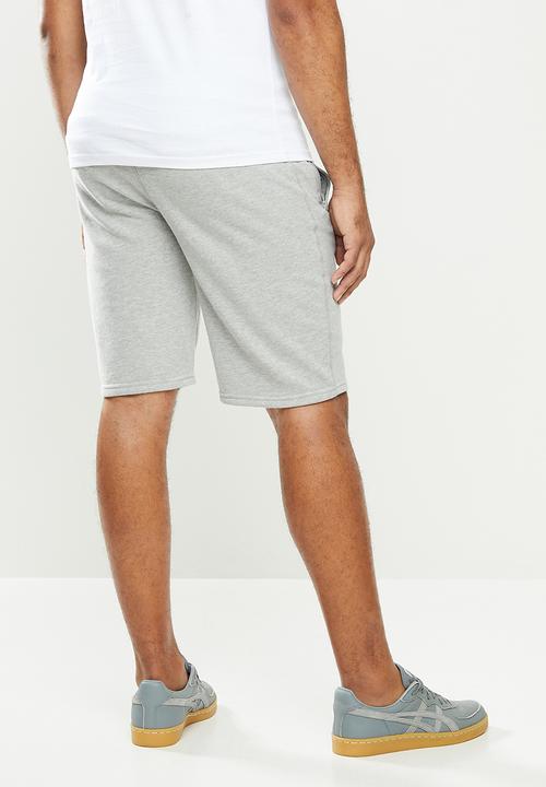 Aca Joe - Aca joe unbrushed 2.a fleece shorts - grey